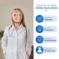 thumbnail image 4 of LinenLoon Super Protecteur Visage Anti-Buée Protection Complète Unisexe Tout Compris avec Flister Détachable (Gris), 4 of 5