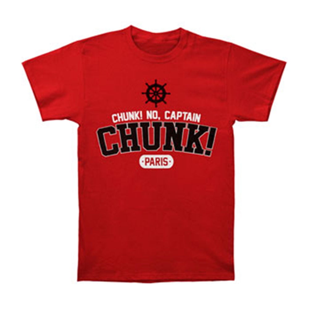 Chunk No Captain Chunk Chunk No Captain Chunk Men S Steering Wheel T Shirt Red Walmart Com Walmart Com