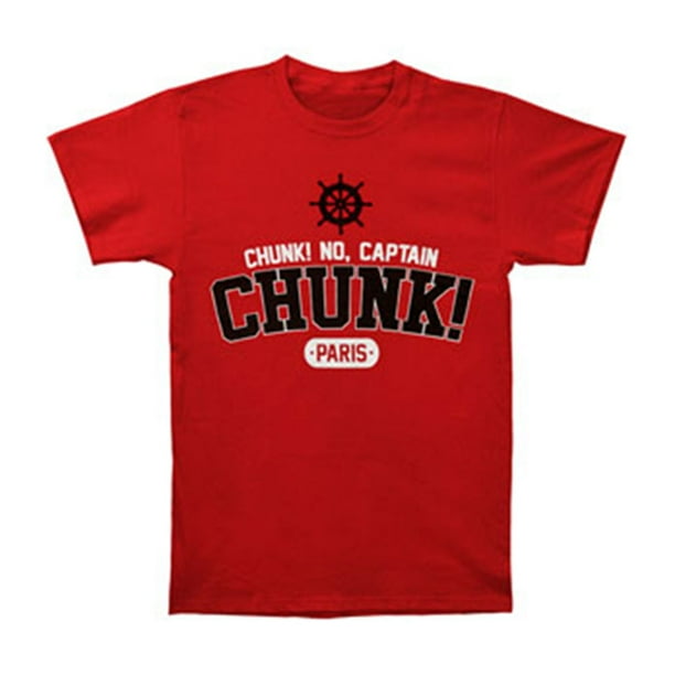 Chunk No Captain Chunk Men S Steering Wheel T Shirt Red Walmart Com