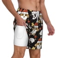 thumbnail image 3 of Picia Cute Dog Panda pattern Mens Swim Trunks with Compression Liner Stretch Beach Shorts Quick Dry with Zipper Pockets No-Chafing Board Shorts-XX-Large, 3 of 9