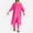 Hot Pink, variant on Two Piece Long Sleeve Maxi Dress And Wide Leg Pant Set Work Out Outfits Work for Women Juniors Pant Suits Formal Women Gear Womens plus Size Rompers And Jumpsuits Womens Suits for Weddings Casual
