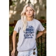 thumbnail image 3 of Life's A Hitch Camper Trailer Camp RV Plus Size Crewneck Graphic Tee Shirt Brisco Brands 2X, 3 of 5