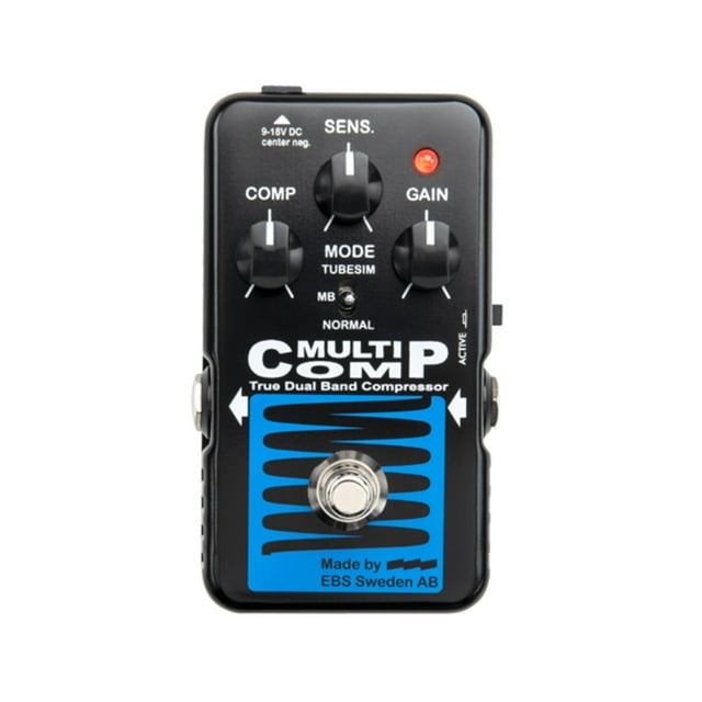 Pedal compresor de bajos EBS MultiComp Blue Label