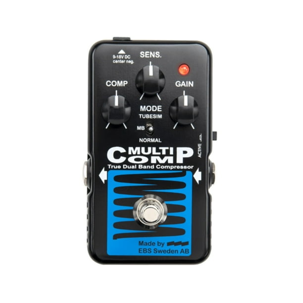 Pedal compresor de bajos EBS MultiComp Blue Label