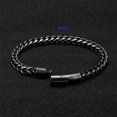 thumbnail image 3 of Vintage Chain Link Men Bracelet Handmade Punk Rock Stainless Steel Motorcycle Bracelets Male Hand Jewelry Accessories Boyfriend, 3 of 6