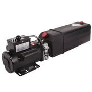 Dawot Hydraulic Pump Unit 4 Gallon Single Phase Hydraulic Power 220V 3450rpm Electric Hydraulic Pump 2HP Portable Dump Trailer Pump Hydraulic Car Lift for Car Lifting Platforms
