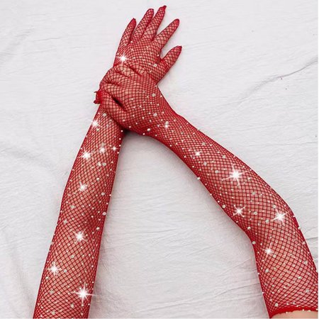 

Fatuov Womens Lingerie Sets Women Sexy Hollow Out Mesh Interest Fishnet Glove On Sale