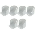thumbnail image 2 of 6 Pcs Supports de Tringle de Garde-Robe Robustes Prises de Poteau de Garde-Robe Supports de Poteau de Garde-Robe, 2 of 7