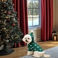 thumbnail image 4 of Hearth & Gear Festive Snowflake Pattern Winter Warm Coat Soft Comfortable Holiday Apparel For Small Medium Pet Clothes for Large Dogs Male Pet Clothes for Small Dogs Girl Pet Clothes for Medium Dogs, 4 of 6
