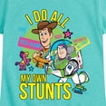thumbnail image 3 of Toy Story 4 - I Do My Own Stunts Woody And Buzz - Toddler & Youth Girls Short Sleeve Graphic T-Shirt, 3 of 5