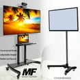 thumbnail image 6 of Mount Factory Rolling TV Stand Mobile TV Cart for 55" - 80" Plasma Screen, LED, LCD, OLED, Curved TV's - Universal Mount with Wheels, 6 of 7