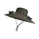 thumbnail image 3 of Sombrero con ventilador solar, transpirable y versátil, para trekking, viajes, senderismo, pesca y actividades al libre. Verde, 3 of 8