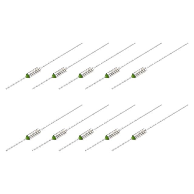 10 Pcs Fusible Térmico de Metal RY110 110 °C 230 °F 15A 250V Fusible Térmico de Corte para Motor Transformador