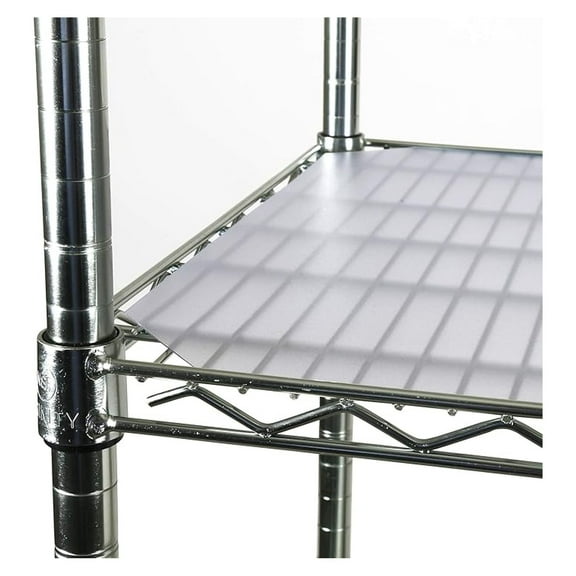 PVC Shelf Liners for Wire Shelving, 4 Pack, Clear Shelf Liners, for Shelf Size 36" x 12" (Actual Cut Size 35" x 11")