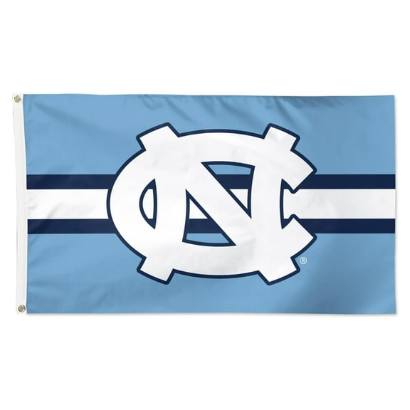 WinCraft North Carolina Tar Heels 3' x 5' Horizontal Stripe Deluxe Single-Sided Flag