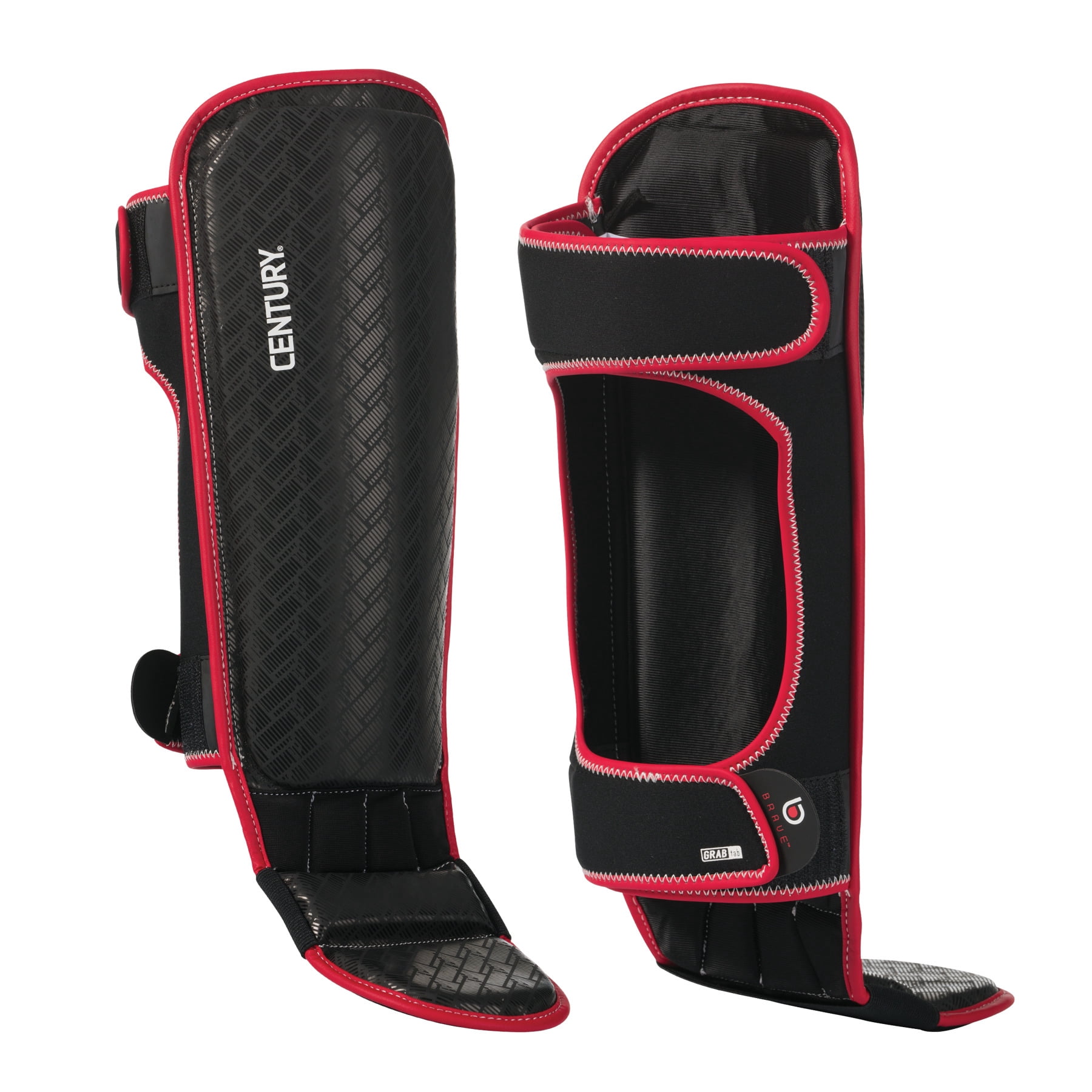 Foam Sparring Shin Guards For Martial Arts, Karate, TKD, Kickboxing & MMA - Dipped Design