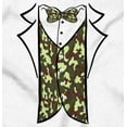 thumbnail image 2 of Camouflage Faux Three Piece Tuxedo Men's Big & Tall Crewneck Sweatshirt Brisco Brands 2X, 2 of 5