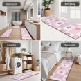thumbnail image 5 of Pioneer Flower Floral Print Pattern Kitchen Rugs Sets Of 3,Kitchen Runner Rugs Non Skid Washable,Decorative Kitchen Floor Mats for Kitchen,Sink,Laundry,17X30 Inch + 17X47 Inch + 17X59 Inch, 5 of 6