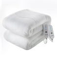 thumbnail image 2 of Heated Mattress Pad- Fast Heating 5 Heat Settings and 10 Hours Auto-Off Quilted Electric Mattress Pad with Overheating Protection, White, Twin/Queen/King Size, 2 of 9