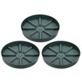 thumbnail image 1 of Unique Bargains Plant Pot Saucers 10.5 Inch, 3 Pack Plastic Round Plant Pot Flower Drip Tray, White, 1 of 6