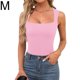 thumbnail image 1 of Camiseta básica ajustada de doble capa sin mangas con cuello cuadrado para mujer de Amazon (2025), 1 of 2