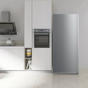 SMETA 33 inch All Refrigerator in Stainless Steel 21 Cu ft Right Door Fridge