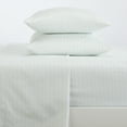 thumbnail image 3 of Great Bay Home Striped Microfiber Wrinkle Resistant Sheet Set  (Full, Light Grey), 3 of 7