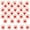 Red, variant on 120 Pcs Fabric Sewing Labels for Handmade Items, "Handmade with Love" Beige Tags, Sew On Crochet Labels for DIY Crafts, Knitting & Crocheting Projects