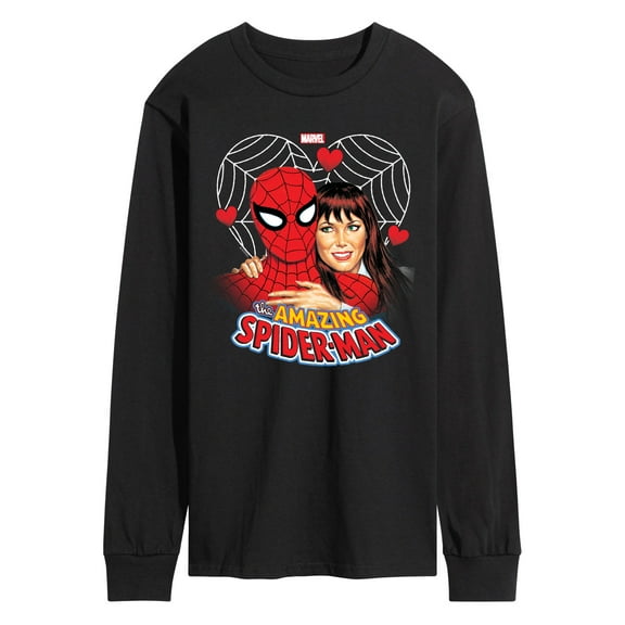 Marvel Spider-Man - Mary Jane Valentine - Men's Long Sleeve Graphic T-Shirt