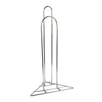 SSWBasics Chrome Clothing Hanger Holder (Fits 50-75 Hangers) – Lightweight and Portable Laundry Room and Retail Hanger Organizer Stacker – For Adult Size Hangers