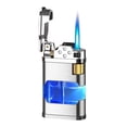 thumbnail image 1 of TIELUTT Torche Métal Roue à Moudre Allumage Flamme avec Cadran de Flamme Réglable Cheminée Grill Camping BBQ(10ml) Grand Sac à Dos Randonnée Camping Femmes Équipement de Randonnée Cadre Kits de Sac à Dos pour Adolescents, 1 of 4