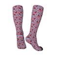 thumbnail image 4 of Fotbe Strawberries print Women's Men's Novelty Crew Socks Cotton Socks Knee High Socks for Walking,Running,Nurses,Pregnancy, 4 of 9
