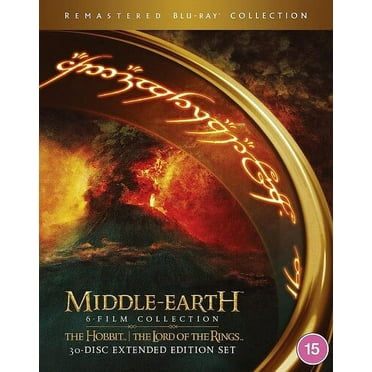 Middle-Earth: Six Film Collection (Extended Edition) (Blu-ray), Region Free 30 Disc Set