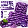 thumbnail image 5 of Michele's Pantry Pixy Silly Stix Candy Purple Grape – 46 Count | No Known Allergens | Sweet & Sour Sugar Straws, 5 of 9