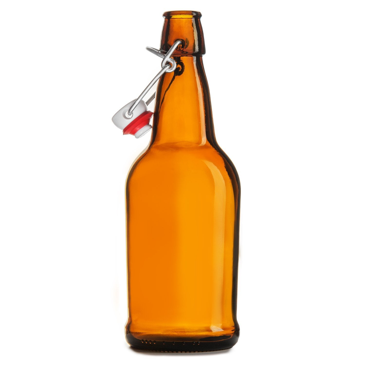 EASY CAP Beer Bottles CLEAR Chefs Star CASE OF 12-16 oz 