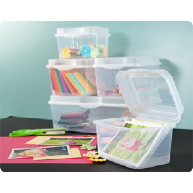 Free Shipping! Sterilite Flip Top Storage Box with Hinged Lid
