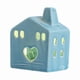 thumbnail image 2 of Casa de pueblo navideña de cerámica, decorativa, pequeña casa de porcelana con luz LED, para Estilo C, 2 of 9