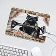 thumbnail image 6 of Black Cat Print Mouse Pad, Funny Cat Mouse Pad, Office Desk Accessories,Desk Decor, Rectangle Non-Slip Rubber, Stitched Edge,Funny Office Presents 8"x10", 6 of 8