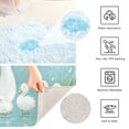 thumbnail image 4 of Yayeee Bath Rugs for Bathroom Floor Non Slip Non Skid Contour Soft Absorbent Swan Pattern Machine Washable Mat, 4 of 5