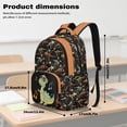 thumbnail image 7 of Xoenoiee Dinosaur Skull Music Note Print Toddler Backpack for School Boys Kids, Portable Bookbag Elementary Children Schoolbag Bookbags Casual Travel Back Pack with Zipper Pocket, 7 of 7