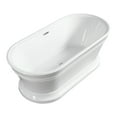 thumbnail image 2 of Vanity Art 59'' x 30'' Freestanding Soaking Bathtub, 2 of 4