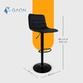 thumbnail image 4 of Silla Verona Alta Mirel Banco Desayunador Negro, 4 of 11