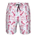 thumbnail image 3 of Balery Seahorse and Starfish Traje de Baño Estilo Hawaiano para Hombre, Shorts de Secado Rápido con Bolsillos-X-Large, 3 of 6