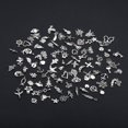 thumbnail image 3 of 100 pcs Silver Charms Charms for DIY Jewelry Accessories Silver - Perfect, 3 of 4