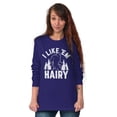 thumbnail image 4 of Like 'Em Hairy Bigfoot Legend Hoax Women's Long Sleeve T Shirt Brisco Brands M, 4 of 6