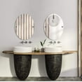 thumbnail image 2 of Allied Brass TA-91-ORB Frameless Oval Tilt Mirror with Beveled Edge, Oil Rubbed Bronze, 2 of 2