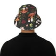 thumbnail image 5 of Xecao Mushroom With Snails Print Men and Women Night Reflective Hat Runner Cap Visor Bucket Hat Boonie Cap, 5 of 6