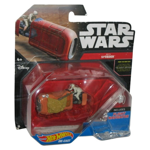 Star Wars Force Awakens Hot Wheels (2015) Rey's Speeder Starships Toy Vehicle - (Damaged Packaging)