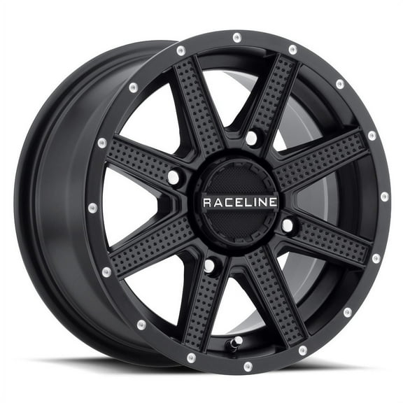 Raceline Hostage 14x7 ATV/UTV Wheel - Satin Black (4/156)  13mm [A92B-47056-43]