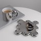 thumbnail image 3 of Taza y platillo de de cerámica, vajilla nórdica de 8,5 para parejas, taza de té creativa, taza de para té, leche, , Latte Plata BLESIY taza de café, 3 of 8